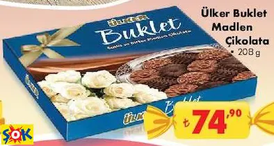 ÜLKER BUKLET MADLEN ÇİKOLATA /BAYRAM ÇİKOLATASI-ŞEKERİ